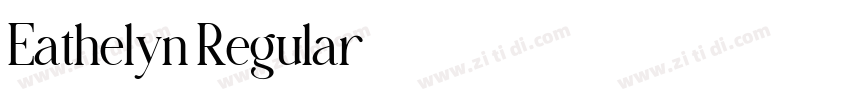 Eathelyn Regular字体转换 Eathelyn Regular字体转换